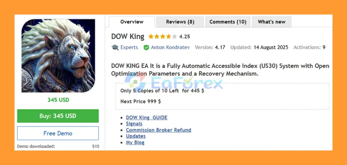 DOW King EA Overview