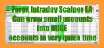 FX Intraday Scalper EA mt4 results