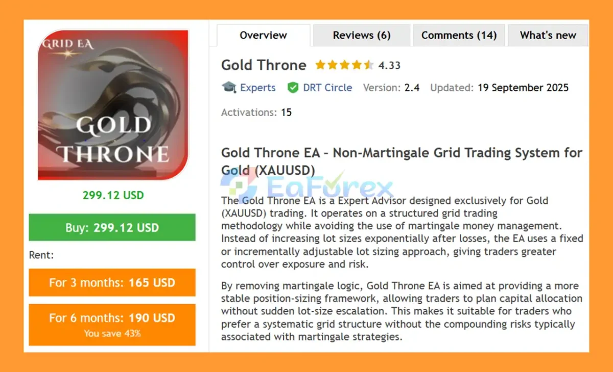 Gold Throne EA Overview