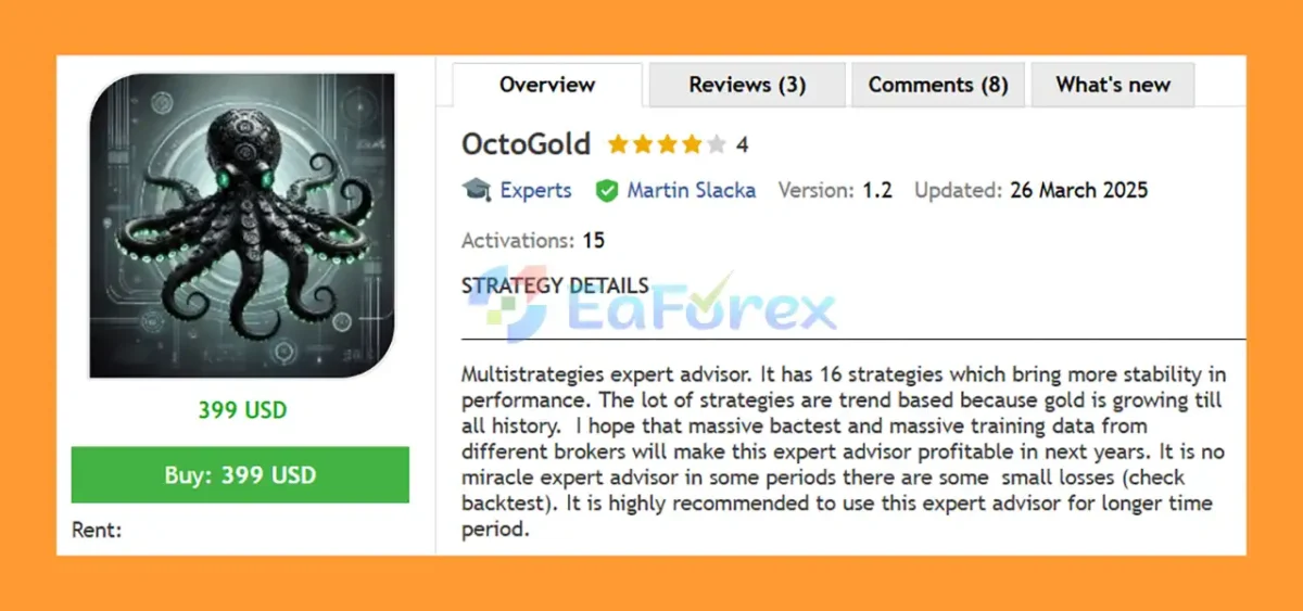 OctoGold EA MT5 Overview