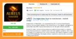 Aureus EA MT5 Overview