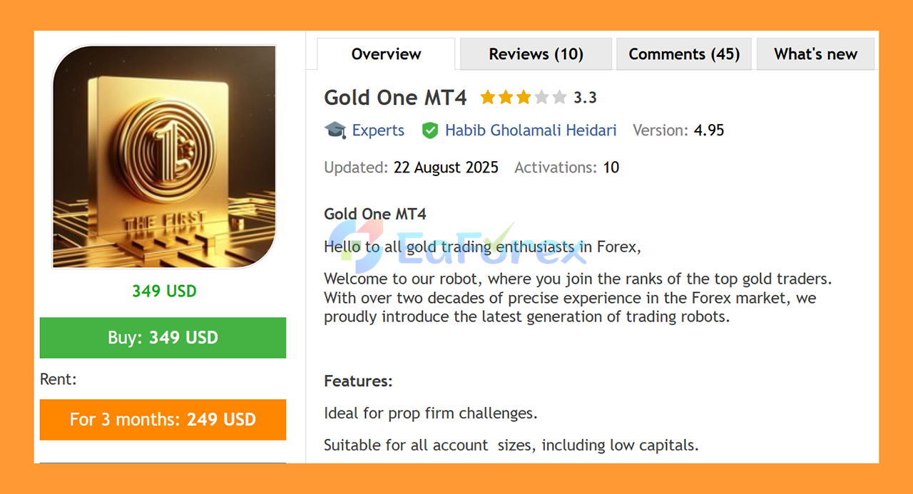 Gold One MT5 Overview