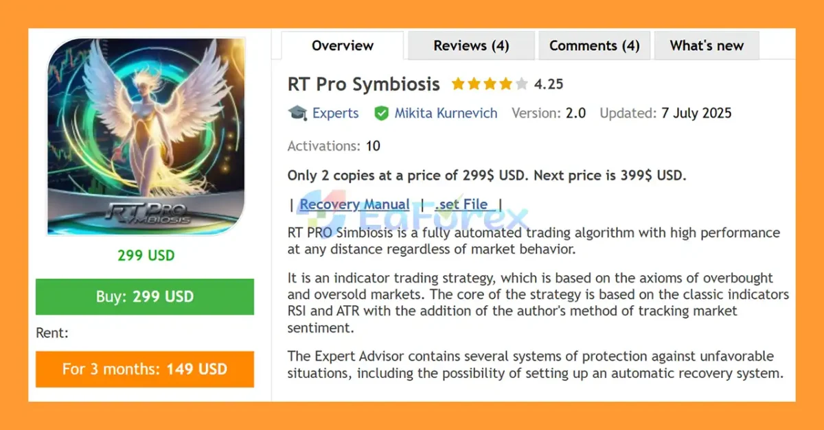 RT Pro Symbiosis EA overiview
