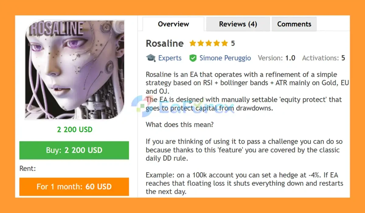 Rosaline EA MT5 Overview