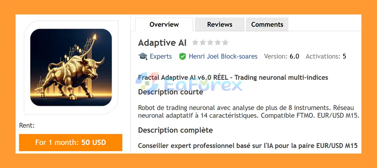 Adaptive AI MT5 Overview