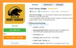 Gold Honey Badger EA Overview