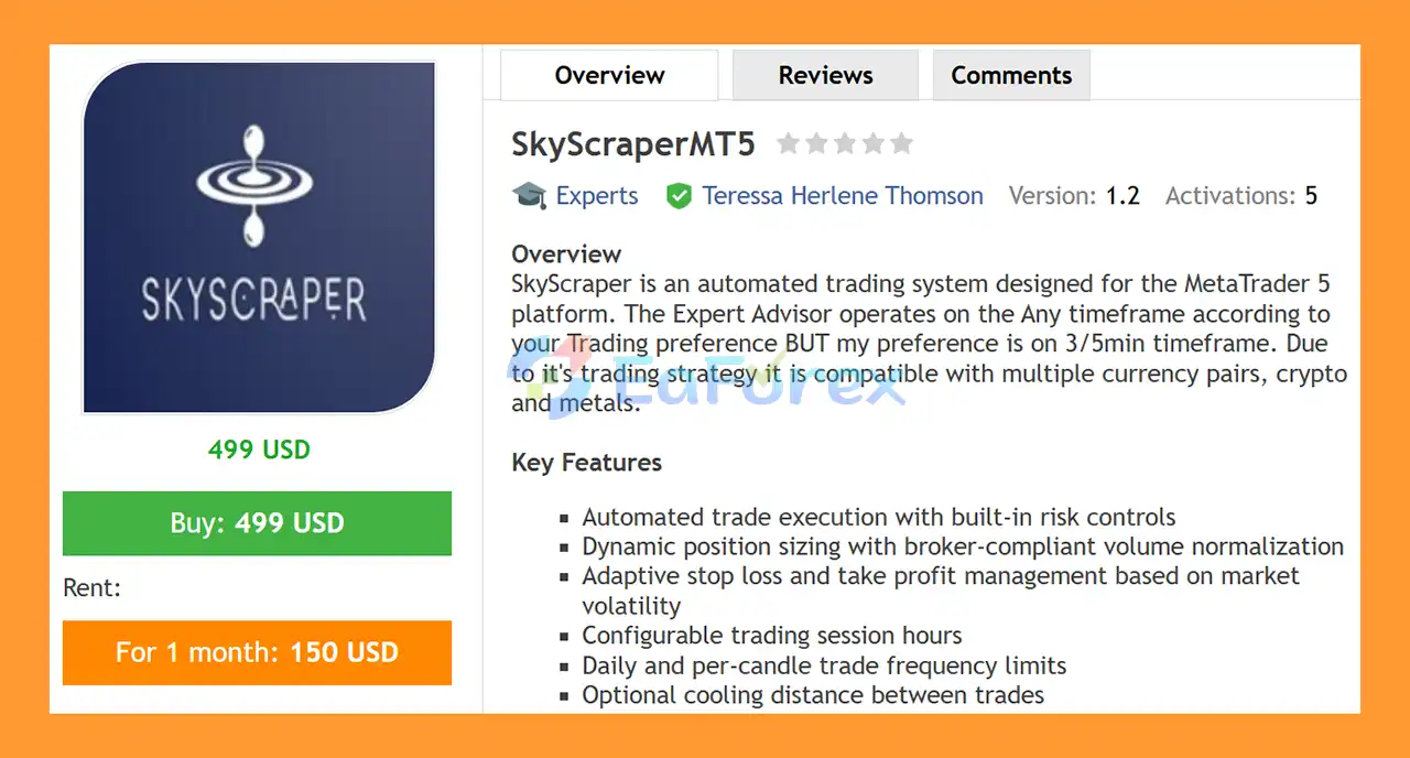 SkyScraperMT5 Overview