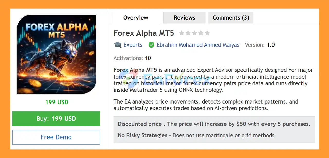 Forex Alpha MT5 Overview