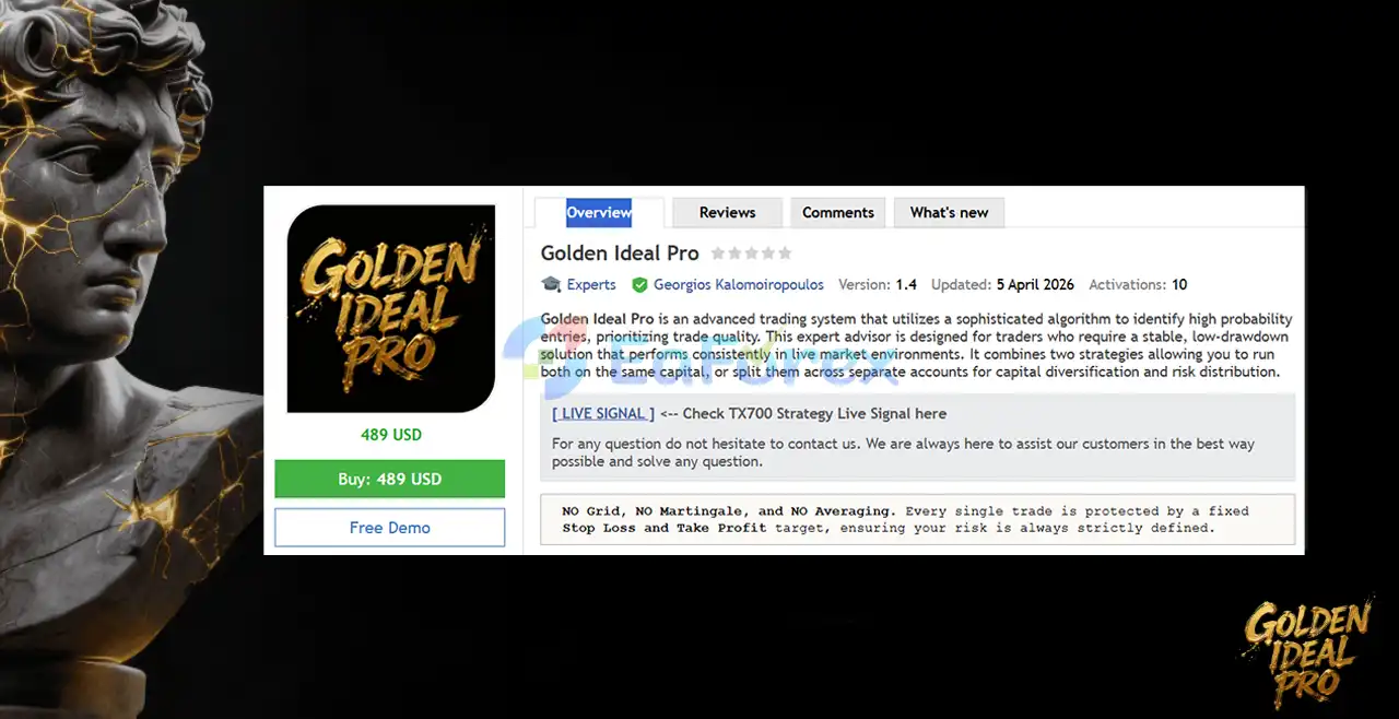 Golden Ideal Pro EA MT5 Overview