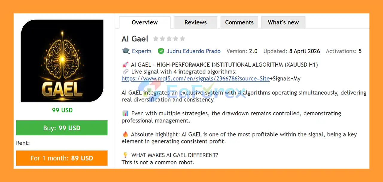 AI Gael EA MT5 Overview