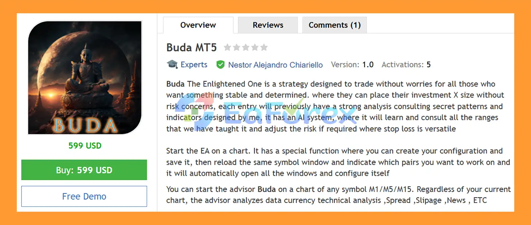 Buda MT5 Overview