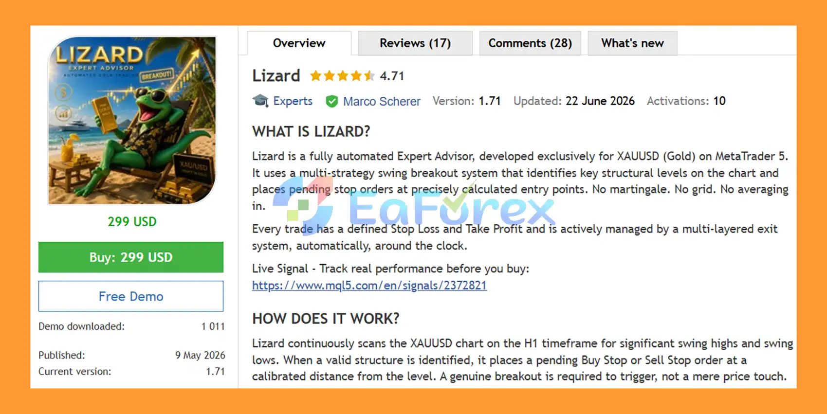 Lizard MT5 Overview