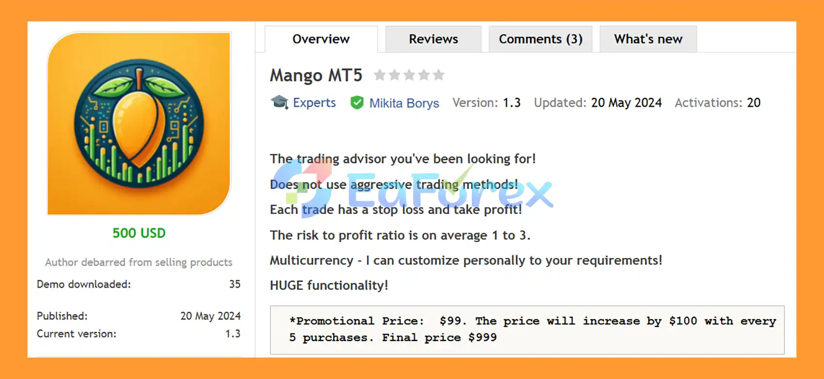 Mango MT5 Overview